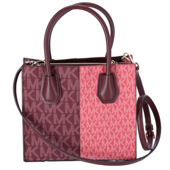 MICHAEL KORS Mercer Medium Messenger Bag MK Signature NWT - Picture 3 of 9